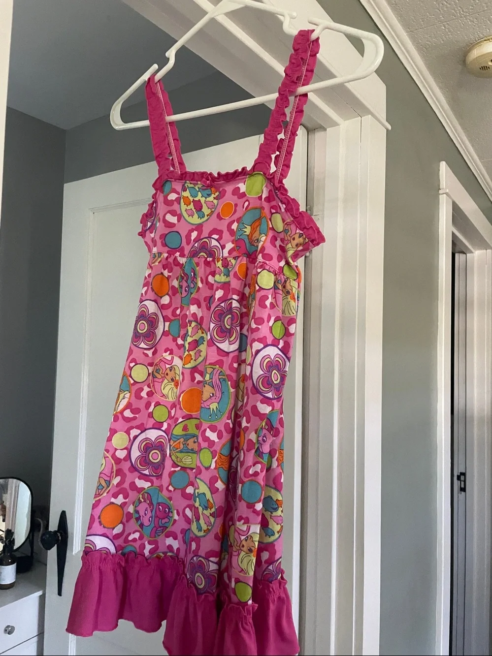 Girls Pink Character Print pajamas